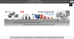 Desktop Screenshot of peters-buerotechnik.com